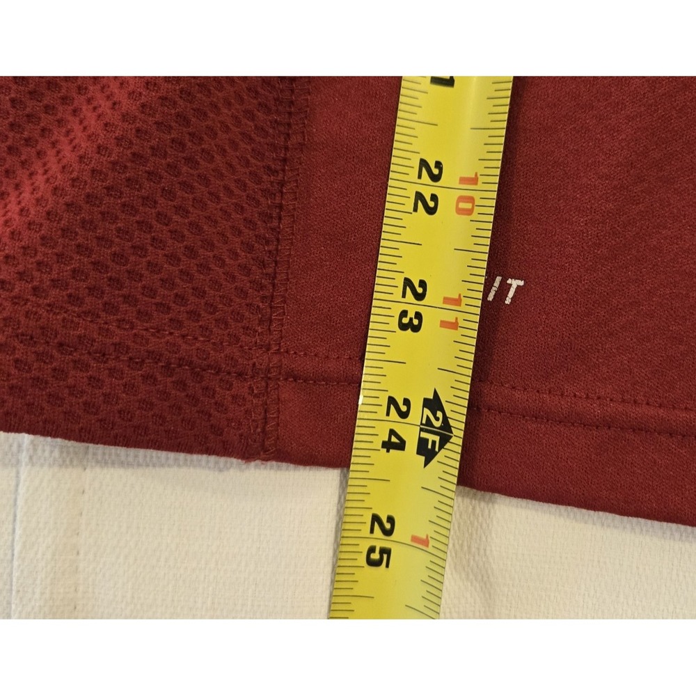 NIKE Women's University of Alabama 1/4 Zip Jacket Dri-Fit Crimsom Tide Fan Large - Picture 6 of 9